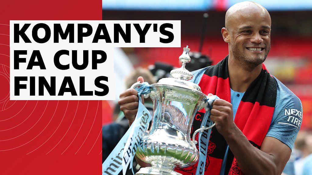 Vincent Kompany's Three FA Cup Finals With Manchester City As Burnley ...