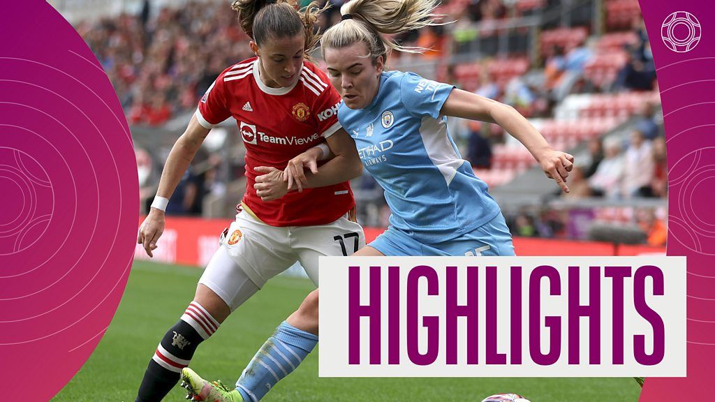 WSL highlights: Man City overcome red card and fight back to claim point against Man Utd