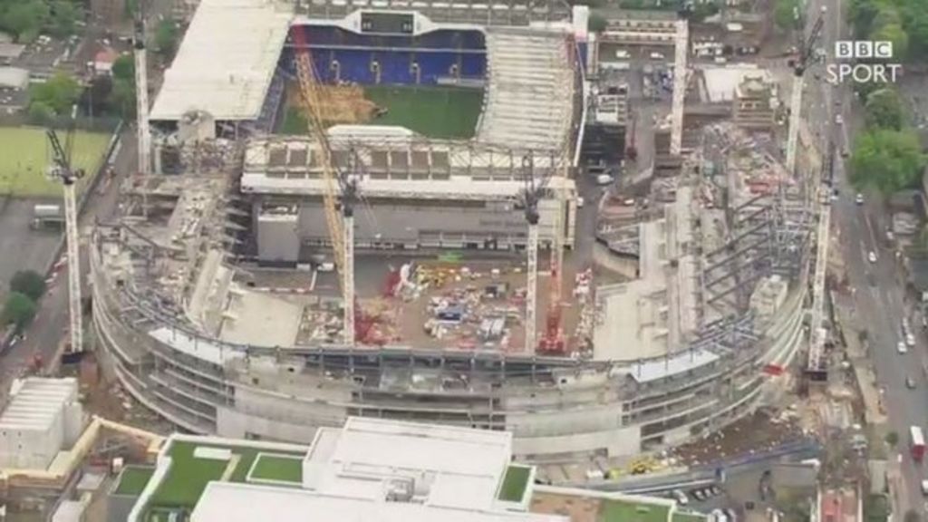 White Hart Lane Tottenham immediately begin stadium redevelopment