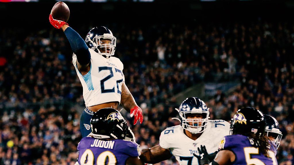 Tennessee Titans 28-12 Baltimore Ravens: Derrick Henry's Jump-pass ...