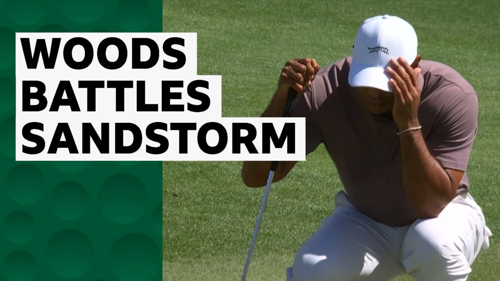 Woods set for record Masters cut despite sandstorm