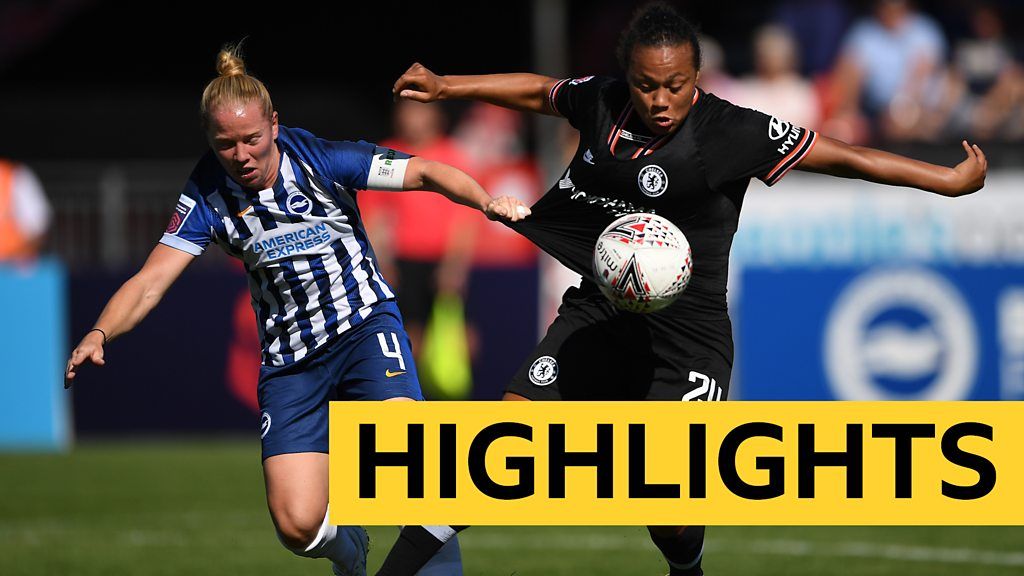 WSL: Brighton & Hove Albion Women 1-1 Chelsea Women highlights - BBC Sport