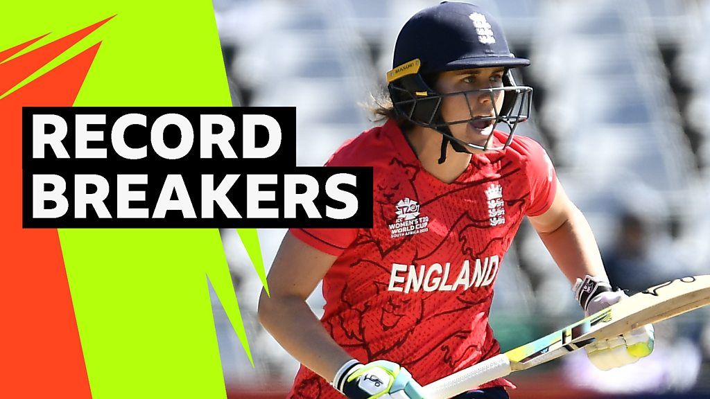 Women's T20 World Cup: England post record score in win over Pakistan