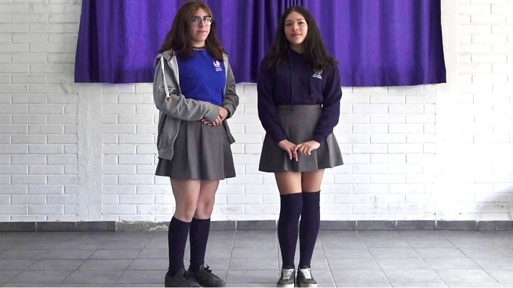 Students at Amaranta School, Chile
