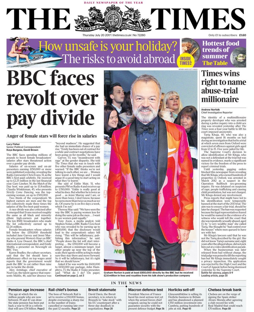 Newspaper Headlines Bbc Becomes Bloated Blokes Club Bbc News