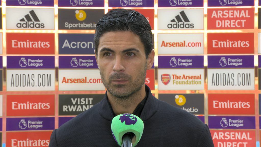 Arsenal 0-2 Chelsea: Mikel Arteta says Chelsea were 'the better team today'