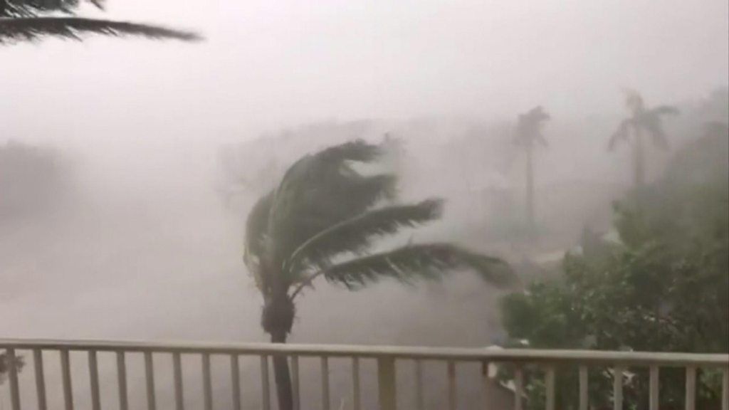 Hurricane Irma hits Florida Keys