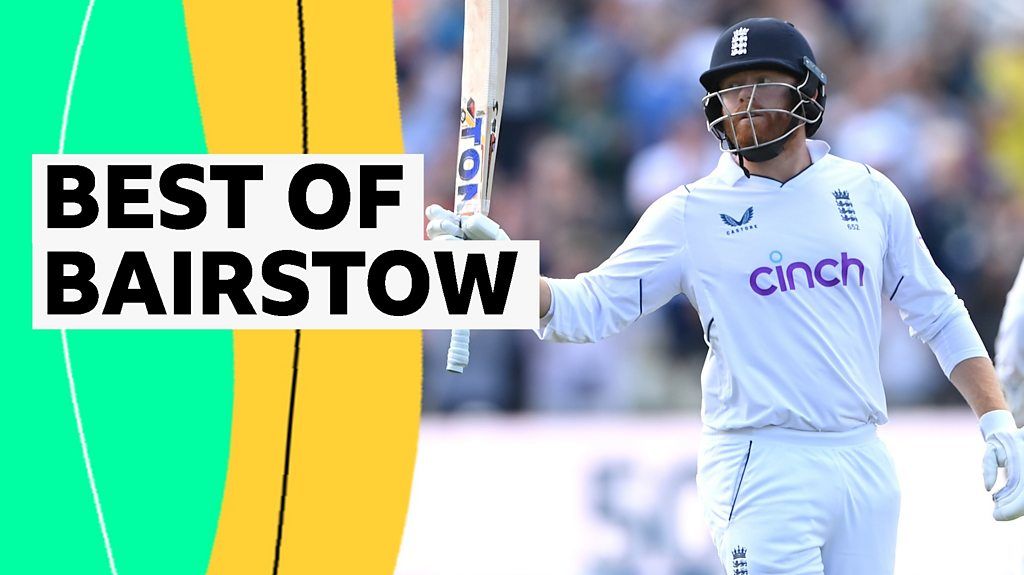 England v India: Jonny Bairstow reaches half-century in second innings at Edgbaston