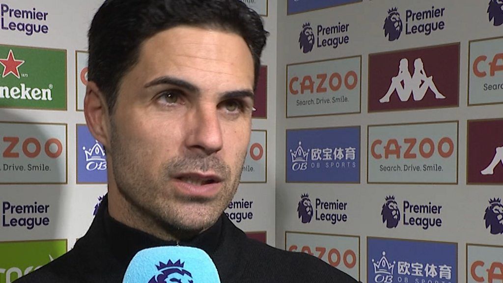 Aston Villa 0-1 Arsenal: Beating Villa 'a big win' for Arsenal - Mikel Arteta