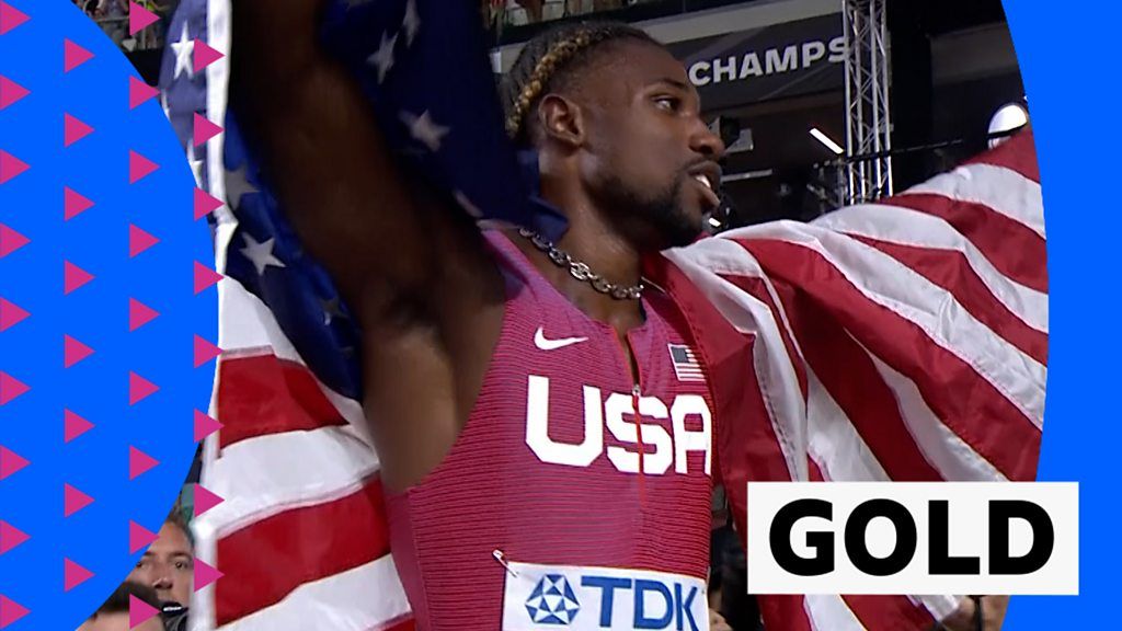 World Athletics Championships 2023: Noah Lyles wins gold in 200m final