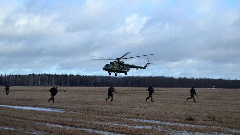 Joint military drills held by Russia and Belarus, 10 February 2022