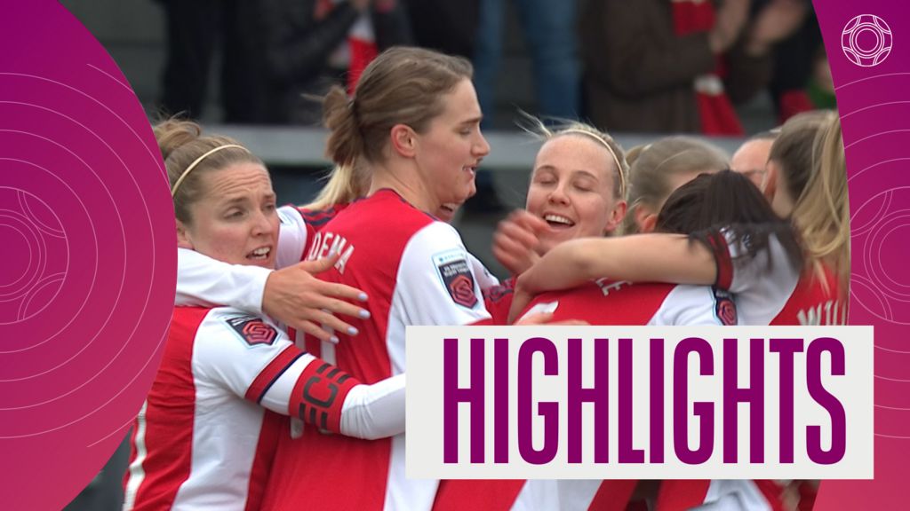 WSL highlights Arsenal survive scare to beat Birmingham and extend WSL