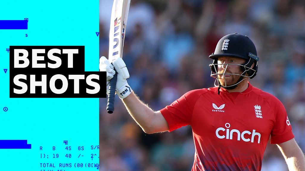 England v New Zealand: Watch all of Jonny Bairstow's sixes from 73