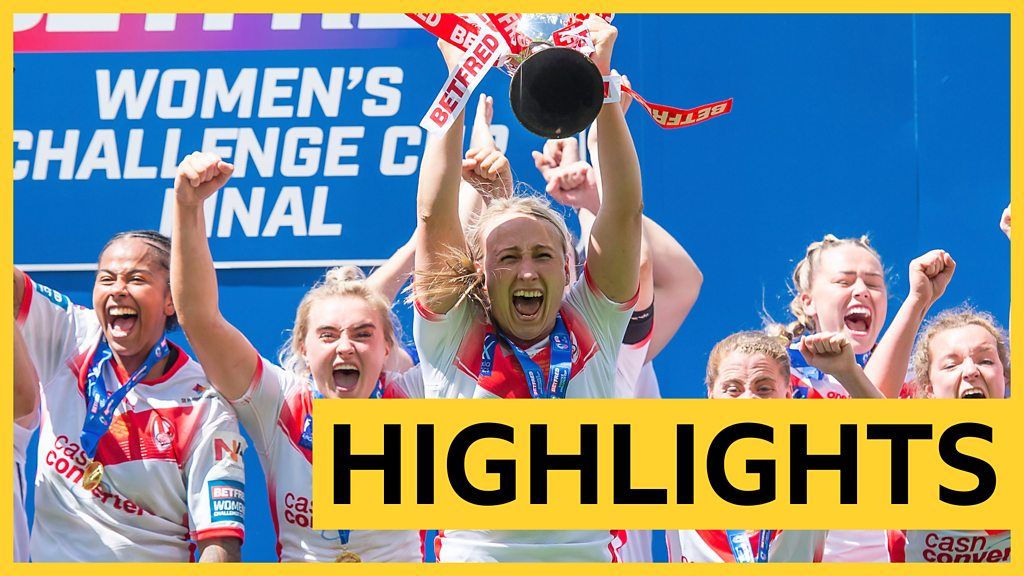 Women's Challenge Cup final highlights St Helens beat York to win