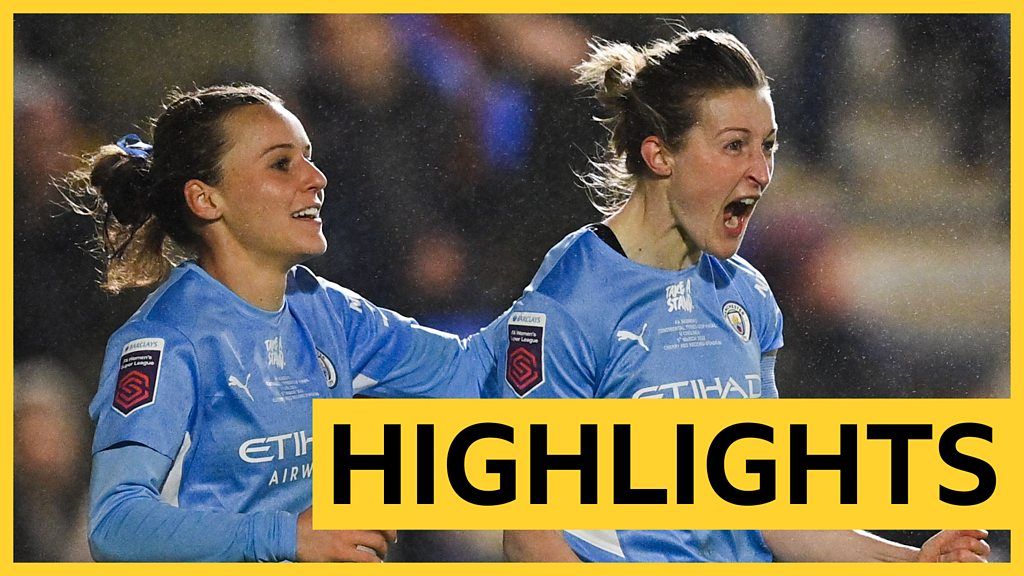 Ellen White & Caroline Weir help Man City beat Chelsea in League Cup final