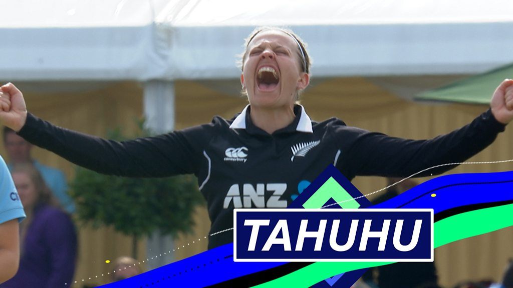 England v New Zealand ODI: Lea Tahutu claims four early England wickets