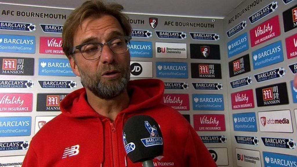 Bournemouth 1-2 Liverpool: Klopp Praises Young Reds Performance - BBC Sport