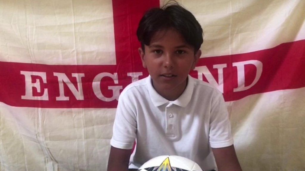 Young England fans ready for World Cup semi-final - BBC Newsround