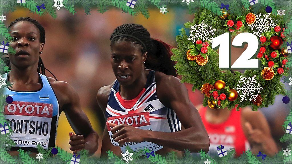 BBC Sport advent calendar Christine Ohuruogu wins gold by narrowest of