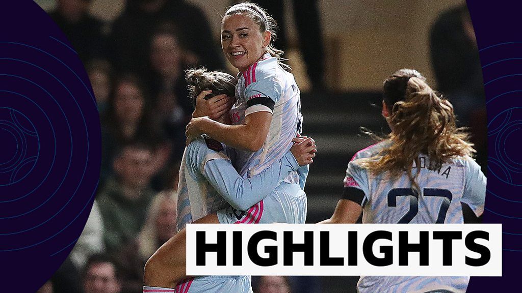 WSL highlights: Katie McCabe strikes twice to give Arsenal 2-1 win at Bristol City