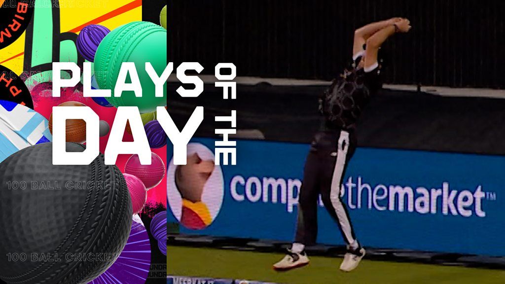 Overton's stunning boundary save - Hundred plays of the day