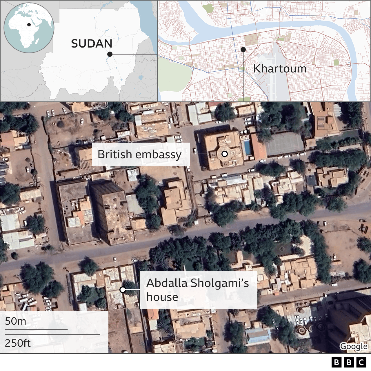 Map of khartoum