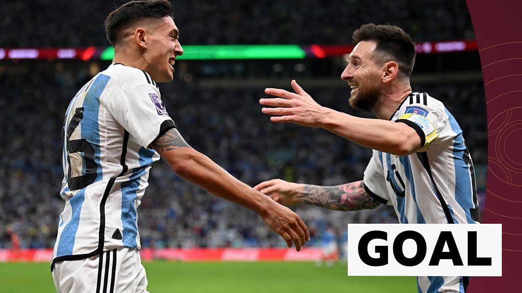 Molina puts Argentina ahead after brilliant Messi assist