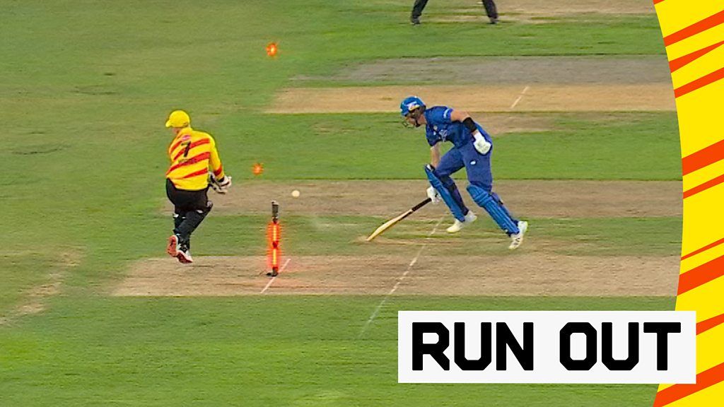 The Hundred: Chris Wood run out by 'terrific throw' from Daniel Sams