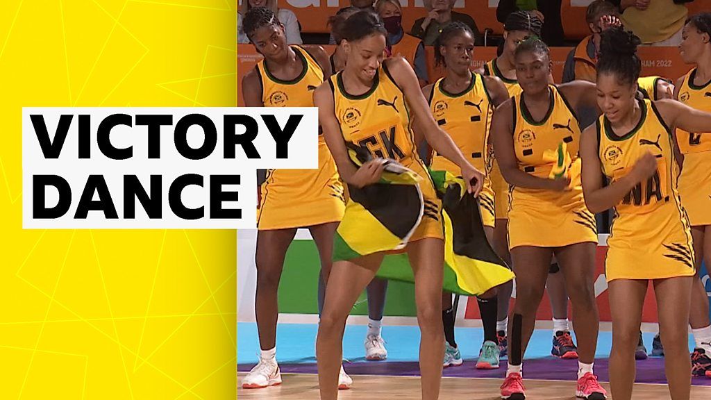 Commonwealth Games: Jamaica celebrate netball semi-final win against New Zealand with dance-off