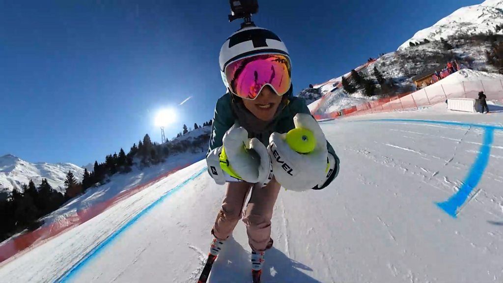 Ride the World downhill course with Chemmy Alcott