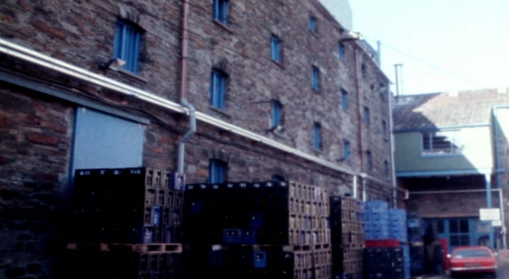 Buckley's Brewery Maltings, Llanelli pictured in 1987