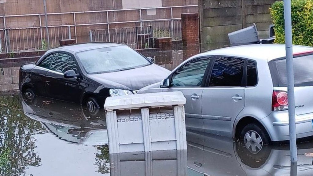 Flooding in Wembley