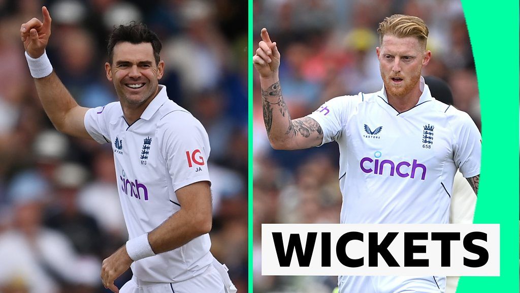England v New Zealand: Ben Stokes and James Anderson combine to take two wickets