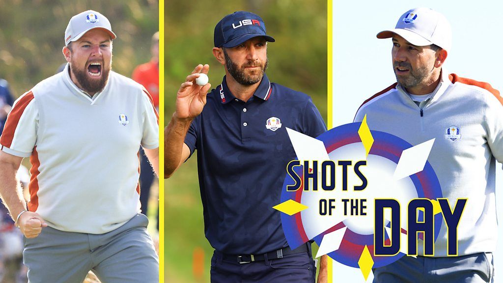 Ryder Cup: Lowry, Johnson & Garcia feature in best shots from day two