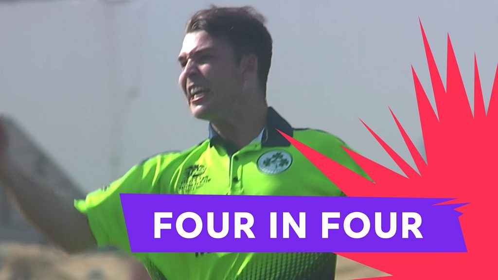 T20 World Cup: Ireland's Curtis Campher take four wickets in four balls against Netherlands