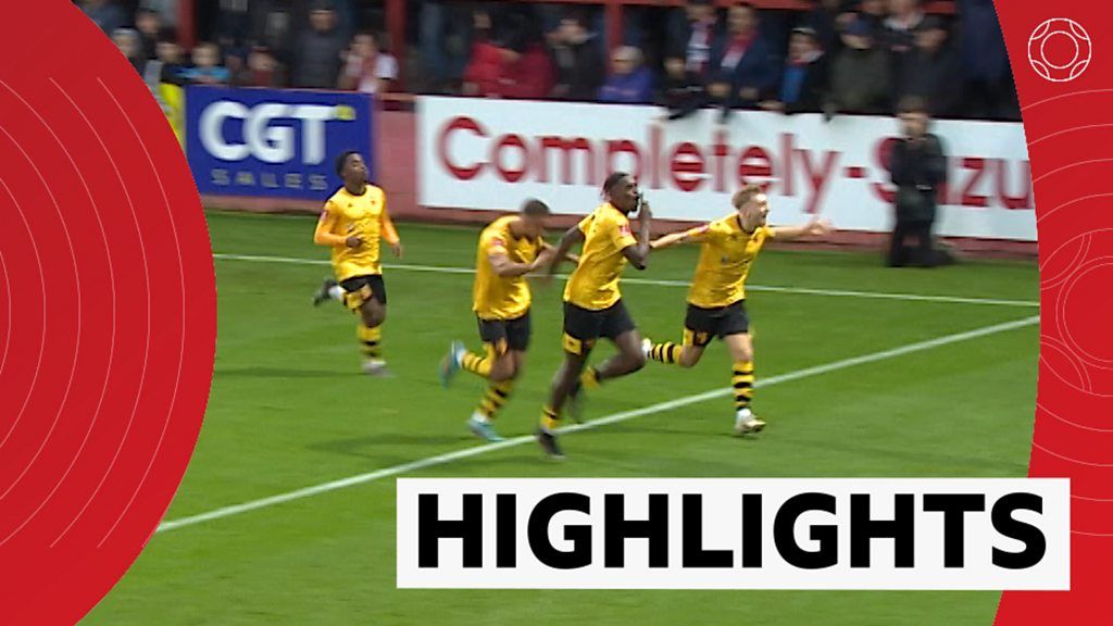 Seventh-tier Alvechurch stun Cheltenham in FA Cup