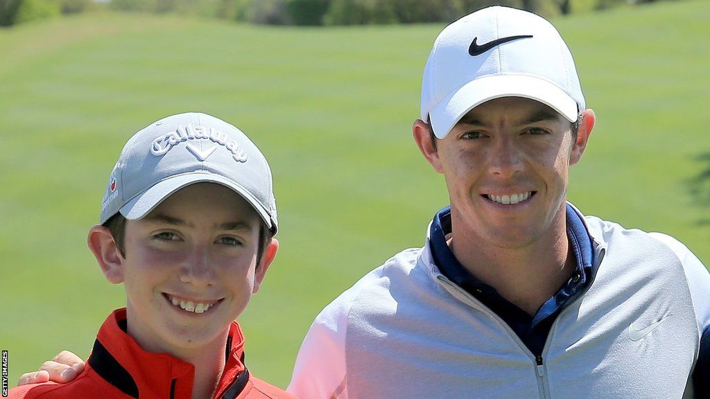 McKibbin says he has been "very fortunate to spend a lot of time" with Rory McIlroy
