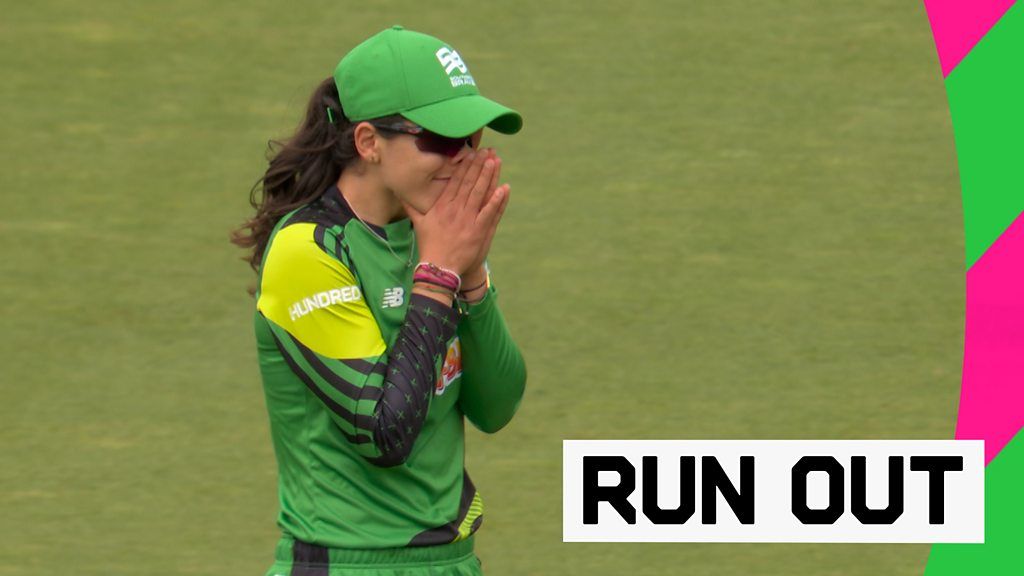 Direct hit from the boundary - Bouchier runs out Harris