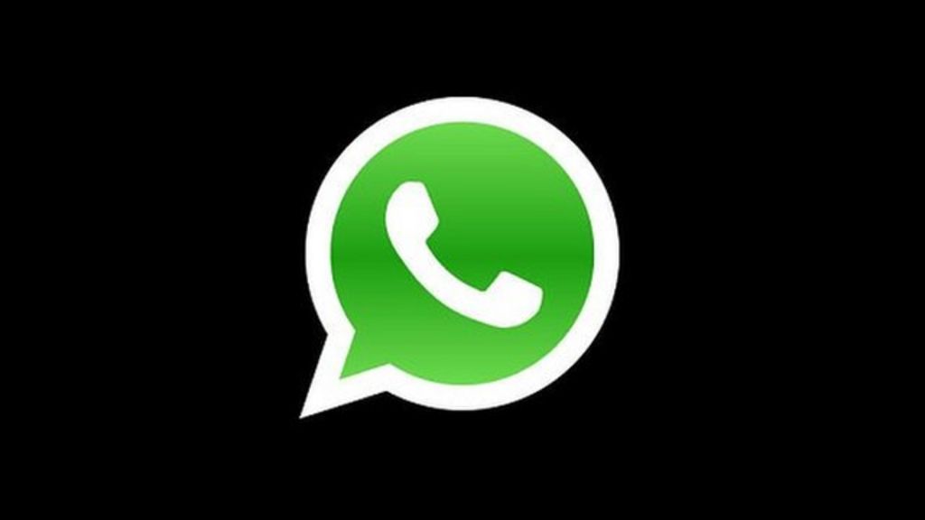 whatsapp logo negro
