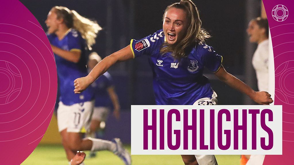 WSL highlights: Everton play out dramatic draw with Tottenham - BBC Sport