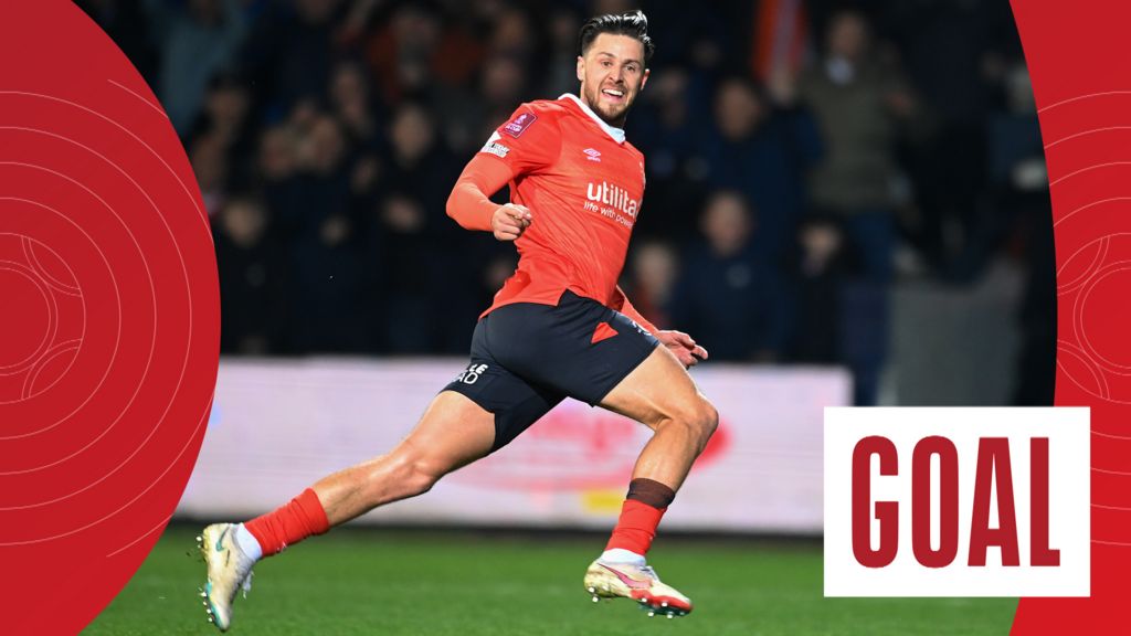 FA Cup: Harry Cornick's cool finish puts Luton ahead for the second time