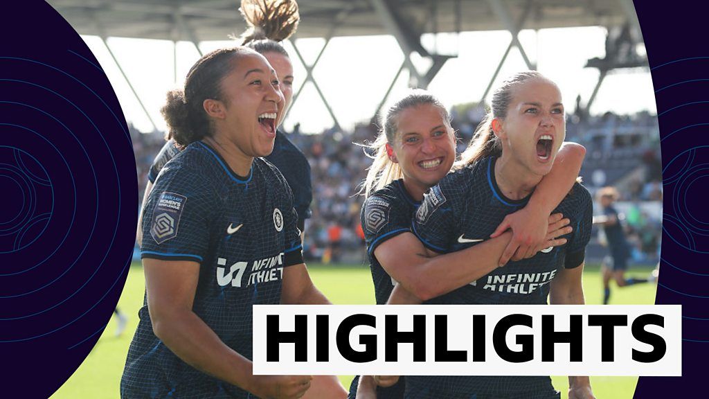 WSL highlights: Chelsea draw with nine-player Man City