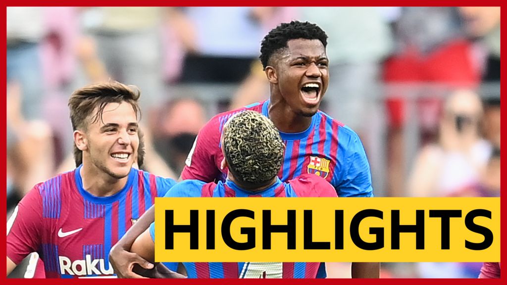 Barcelona 3-0 Levante: Ansu Fati scores on La Liga return