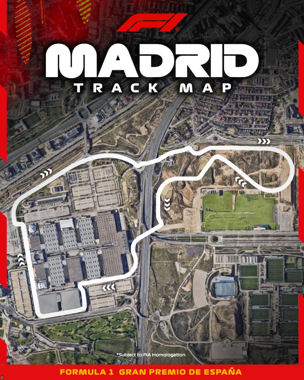 Madrid track map