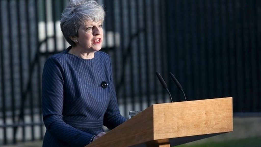 Watch Theresa May's full announcement, explaining her reasons for calling a snap election.