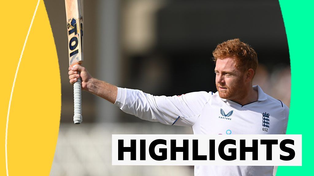 England v New Zealand: Jonny Bairstow's century seals series win