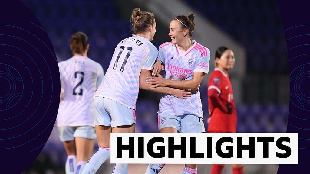 Miedema scores as Arsenal beat Liverpool 2-0