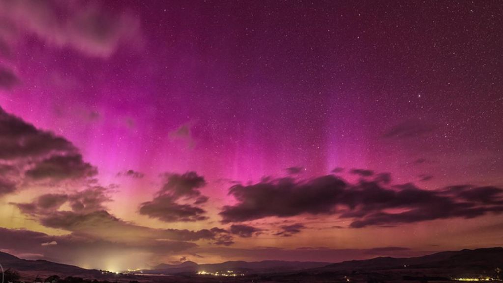 Northern Lights in Bronaber, Trawsfynydd