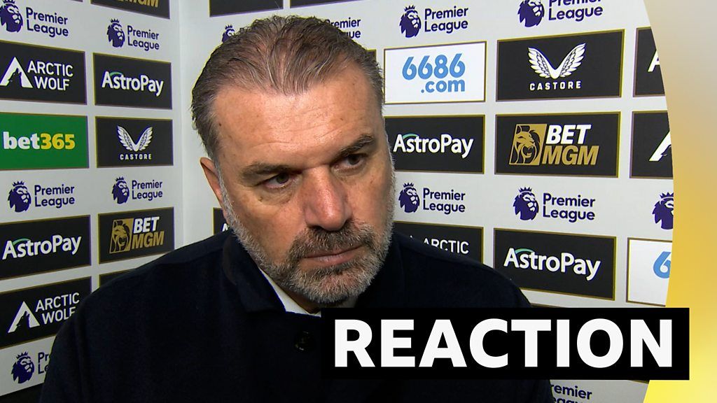 Wolverhampton Wanderers 2-1 Tottenham Hotspur: Ange Postecoglou says Spurs 'ran out of legs'