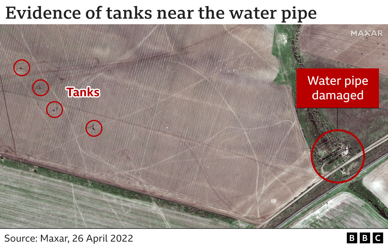Tanks in the area
